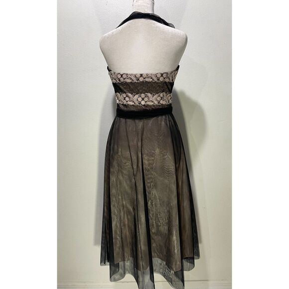 Laundry by shelli Segal dress Y2K whimsy goth emo fairy retro casual prom women2 - Picture 4 of 10